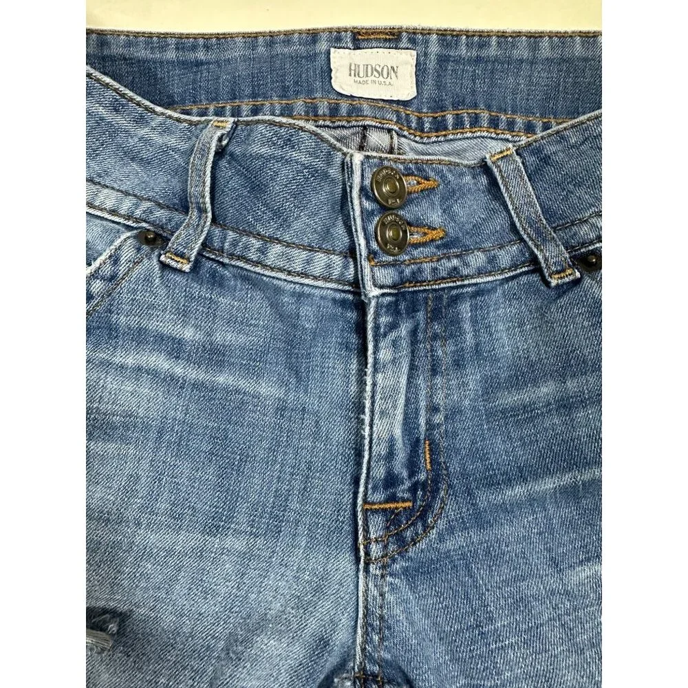 Hudson Jeans Women's 28 Boot Cut Flap Pocket USA - Picture 8 of 11